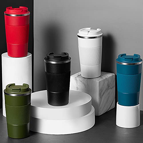 Joysip 17Oz Stainless Steel Vacuum Insulated Coffee Travel Mug For Ice Drink & Hot Beverage, Double Wall Travel Tumbler Cups Wit