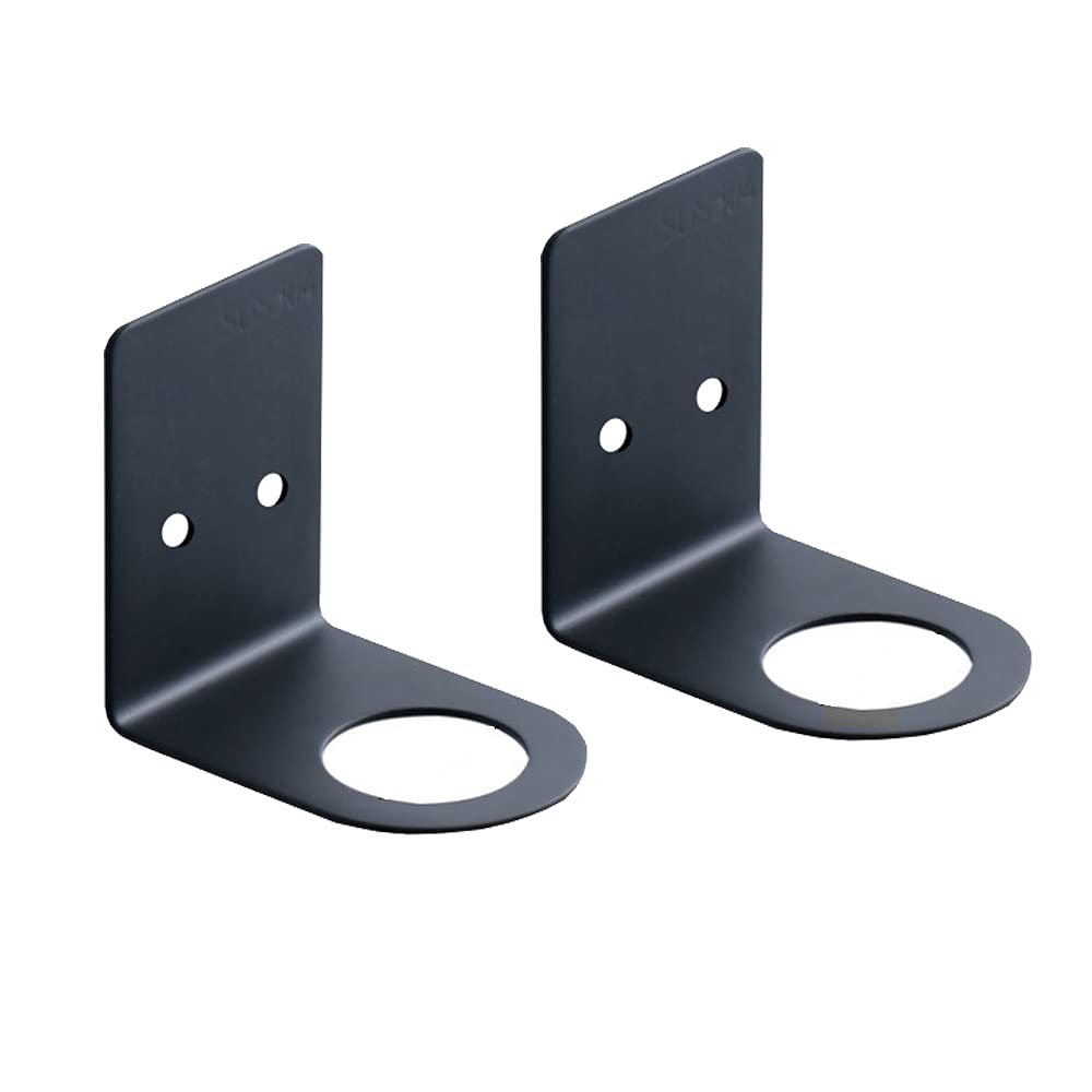 Bijun Soap Bottle Dispenser Holder Wall Mount,Wall Mounted Pump Hand Stand Hanging Jar Hanger Rack Shampoo Standing Shelf Storag