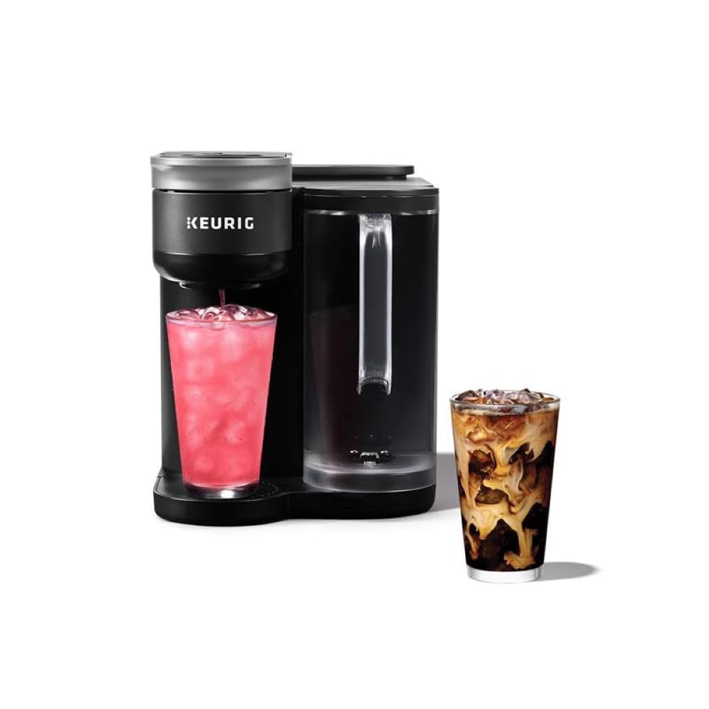 Keurig K-Brew+Chill Iced or Hot Single-Serve K-Cup Coffee Maker with MultiStream and QuickChill Technology, 70oz. Removable Rese
