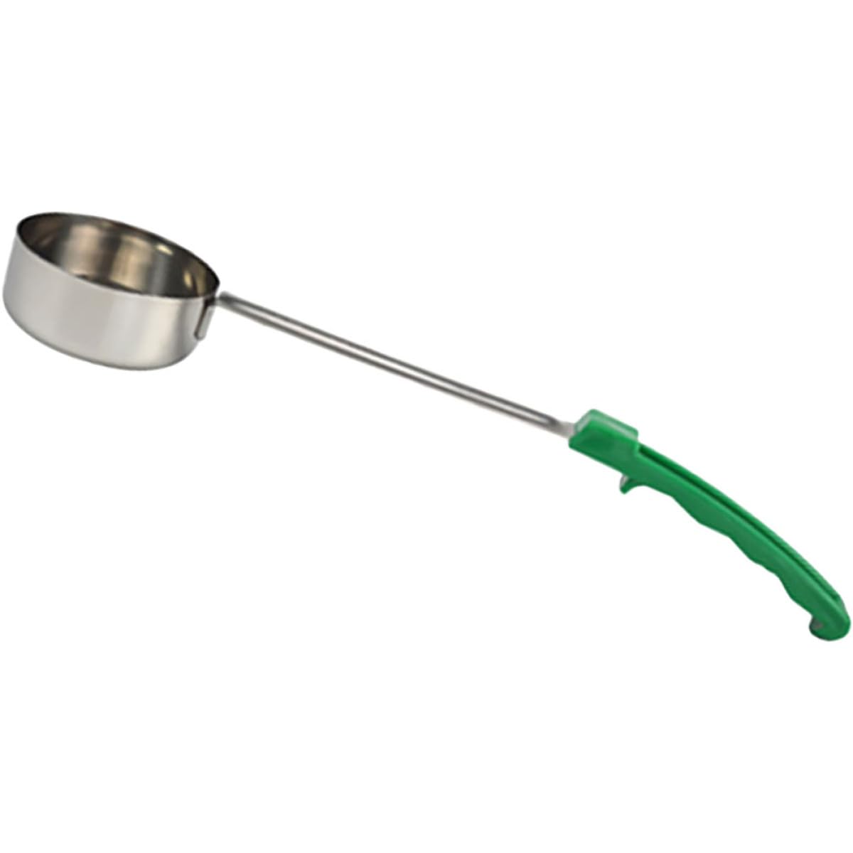 OSOLADY Multifunctional Sauce Spread Spoon with Flat Bottom for Pizza Soup and Baking Kitchen Ladle with Antiscald Handle Desig