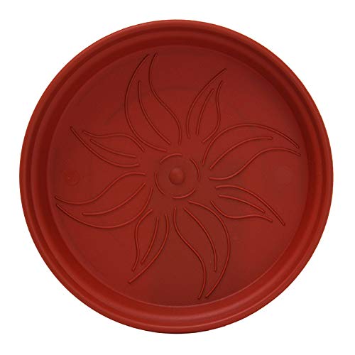 Mintra Home Garden Pots 4Pk (Burgundy, 13Cm Diameter (5In))