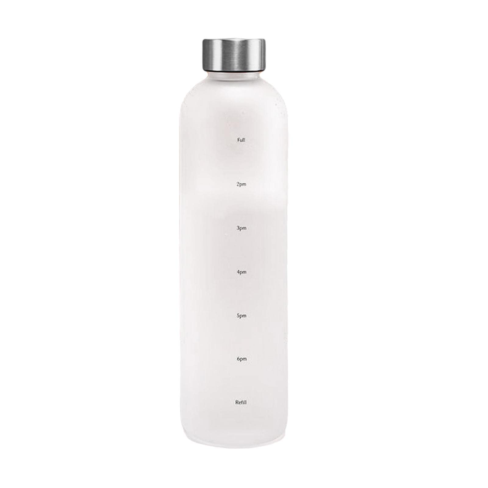 Zoomella Motivational Water Bottle With Time Marker Leakproof For Gym Sports Outdoor White Home & Garden | Kitchen, Dining & Bar