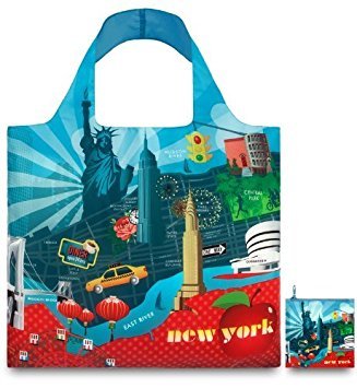 Loqi Urban Reusable Bags (Set Of 2), Usa, Multicolor