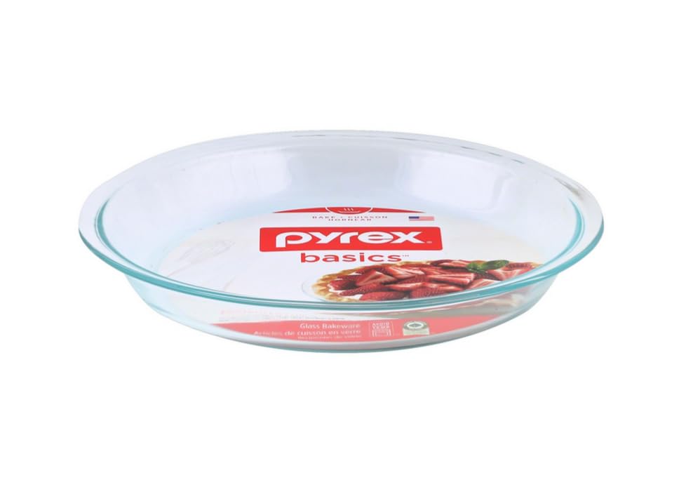 PLATE PIE 9X1-1/4''''PYREX (Pack of 6)