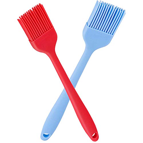 Kitchenfest Silicone NonStick Heat Resistant Kitchen Utensil | Silicone Basting Brush 21Cm | Pack Of 2 | Multicolor