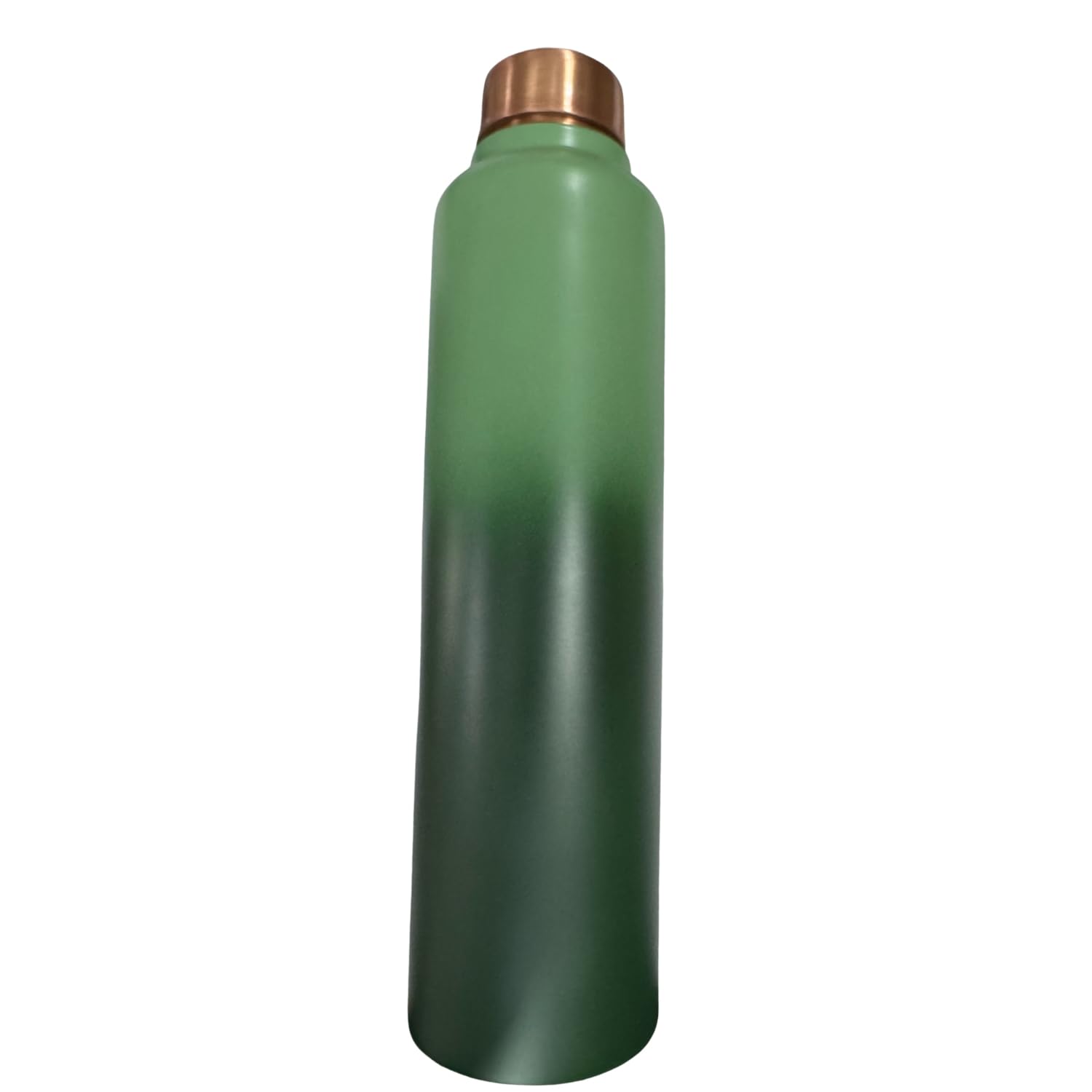 Perilla Home Printed Pure Copper Water Bottle 32 Oz Leak Proof 100% Pure Ayurvedic Copper Vessel with Lid - Drink More Water and