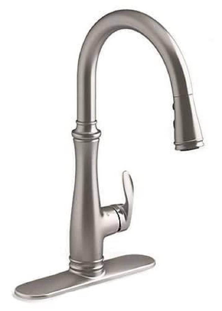 Kohler K-29108-Vs Bellera Touchless Kitchen Sink Faucet, Kitchen Faucet With Pull Down Sprayer, Touchless Faucet For Kitchen Sin