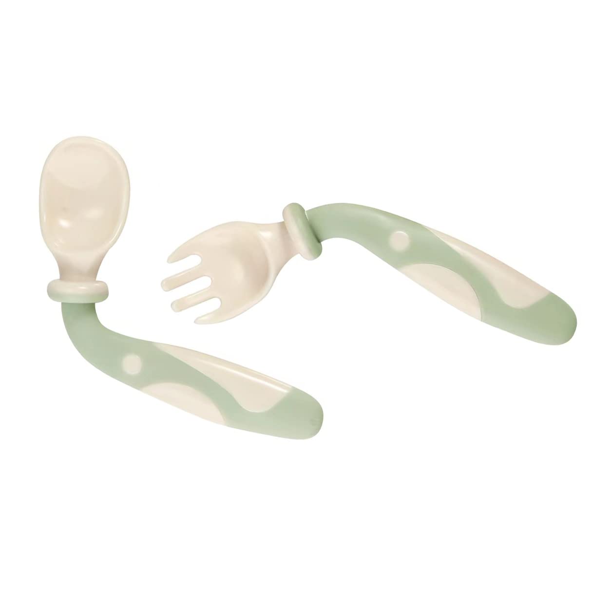 Pandaear Baby Bendable Spoons And Forks Set 6 Pack| Training Learning Self-Feeding Baby Spoons First Stage For Kids Toddlers Chi