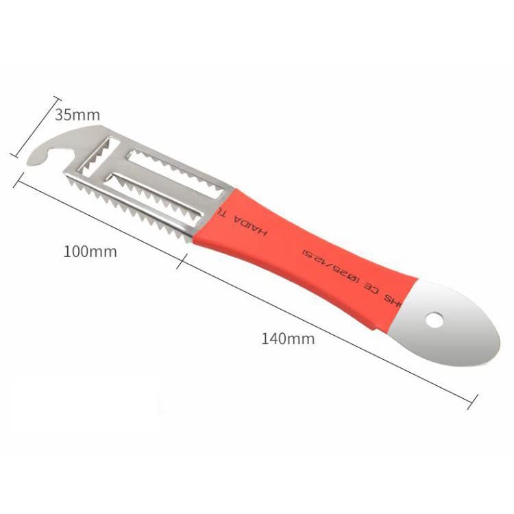 Fish Scaler Remover, Fish Scraper Fast Cleaning Fish Skin, Fish Scale Remover With Stainless Steel Sawtooth Easily Remove Fish S