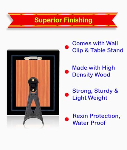 Pavan Photo Laminations Lord Hanuman Ji Hanumanji Jai Bajrangbali Wall Painting Framed Home Decor (Wood,Matte,Brown,Small Size,6