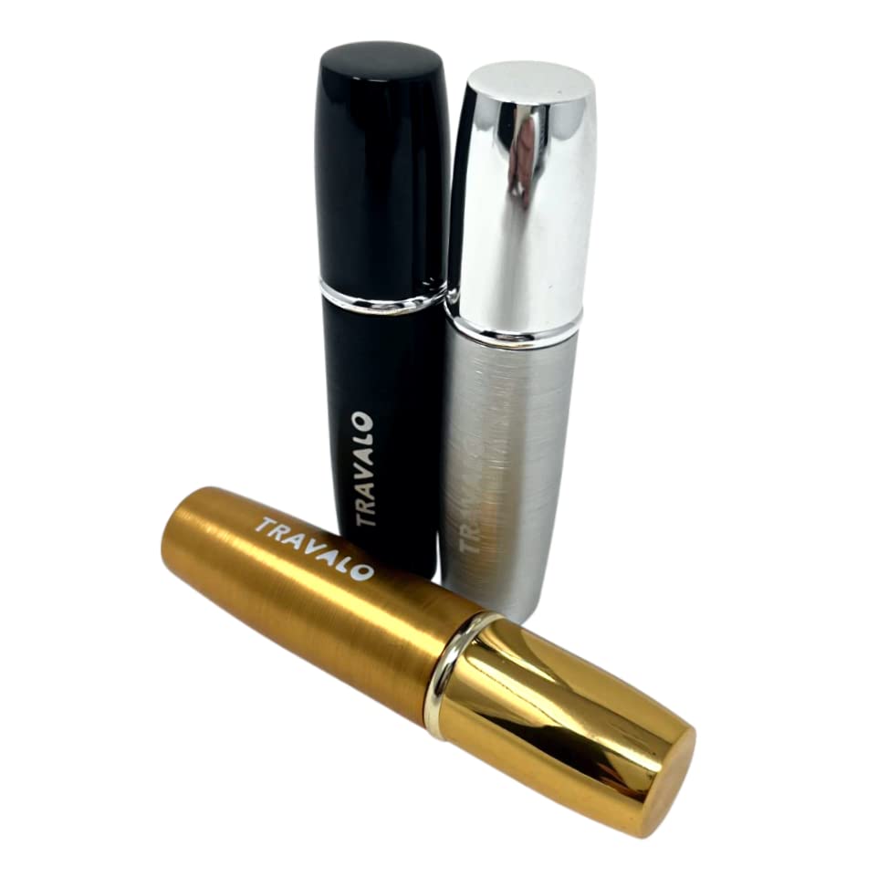 Travalo Lux Perfume Atomizer Bundle - Leak-Proof And Tsa Approved For Air Travel - Reusable, Easy Fill Mini Pump Sprayer - Light