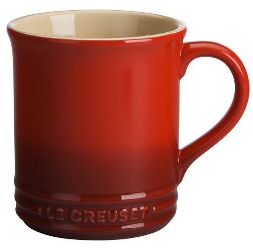 Le Creuset Stoneware Vancouver Mug, 14 Oz., Cerise