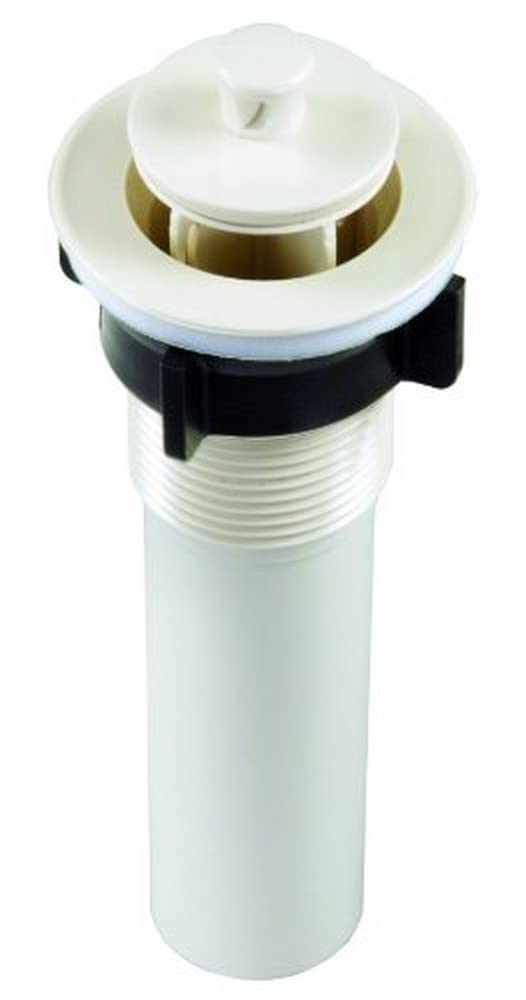 Jr Products 95235 Sink Strainer With Pop-Up Stopper - Parchment, 1-1/4 Inch X 5 Inch