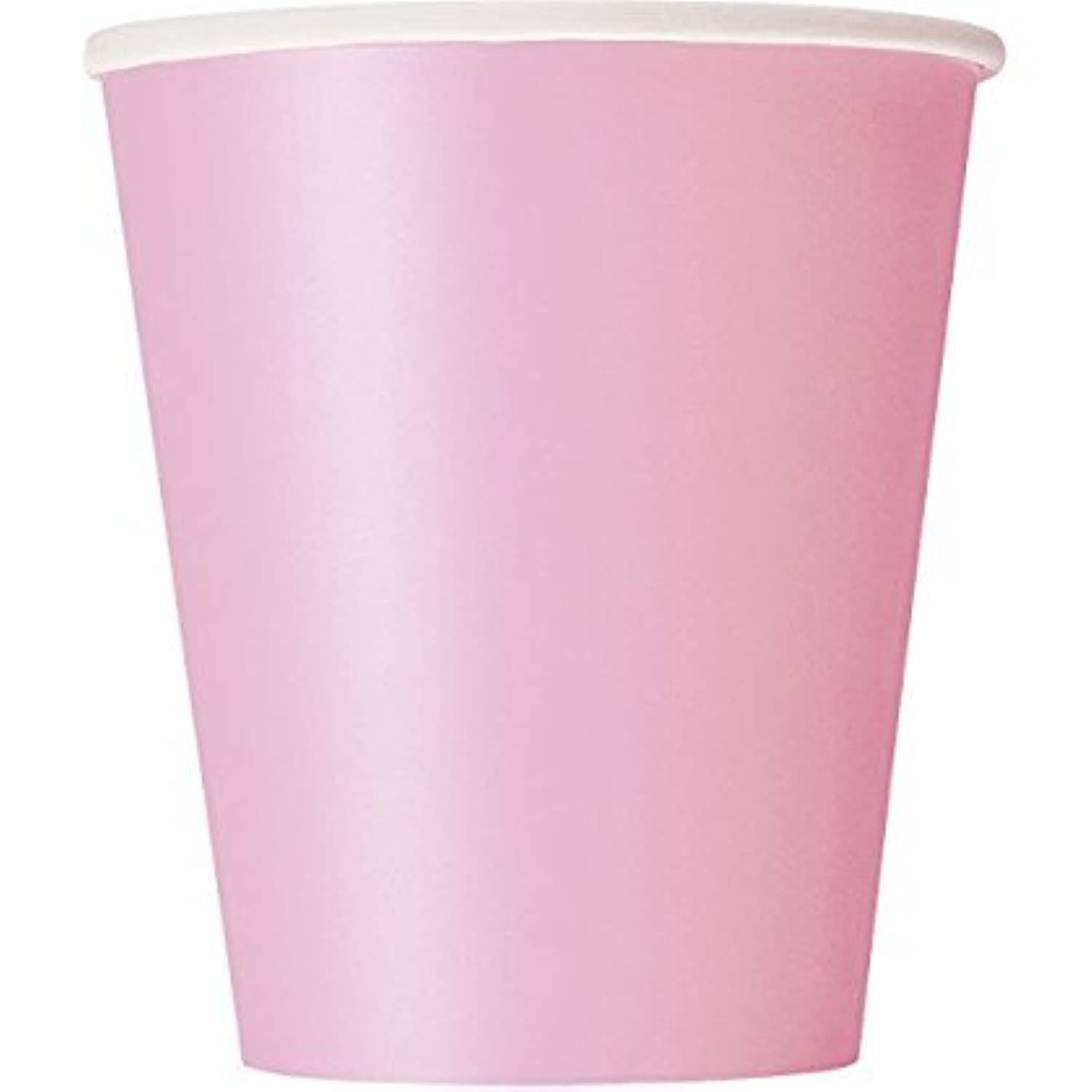 Lovely Pink Solid Paper Cups - 9Oz. Pack Of 14 - Premium Quality - Eco-Friendly & Sturdy Tableware - Perfect For Parties, Events