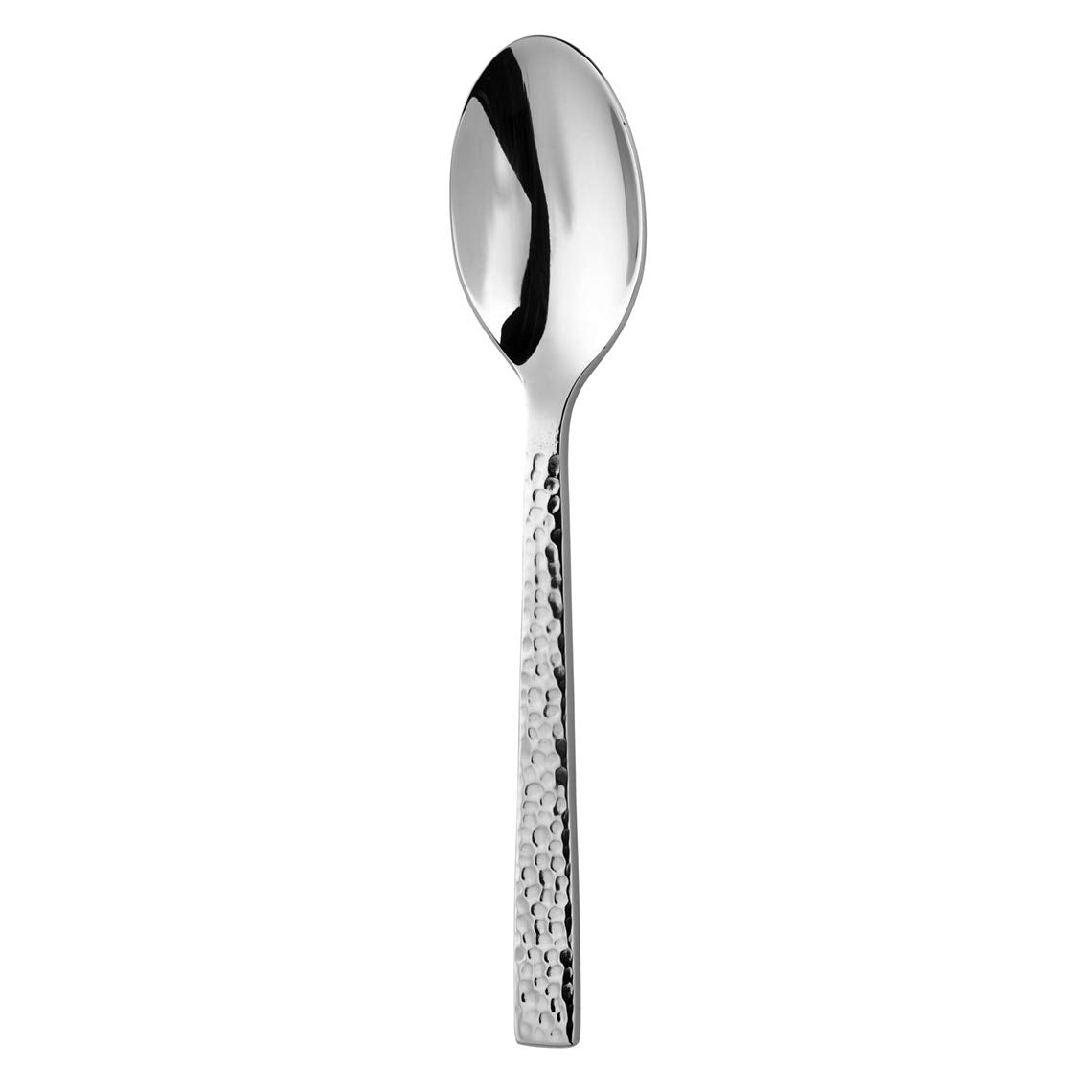 Oneida Chef'S Table Hammered Oval Bowl Soup/Dessert Spoons (Set Of 12)