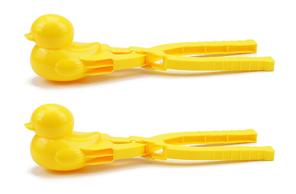 Duck Rice Mold Rice Duck Mold Diy Sushi Molds Animal Rice Tool Rice Molds For Kids Rice Shaper Mold Rice Scoop (2 Pack- Yellow)