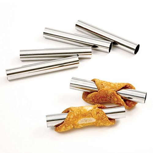 Norpro Stainless Steel Mini Cannoli Form, Set Of 6