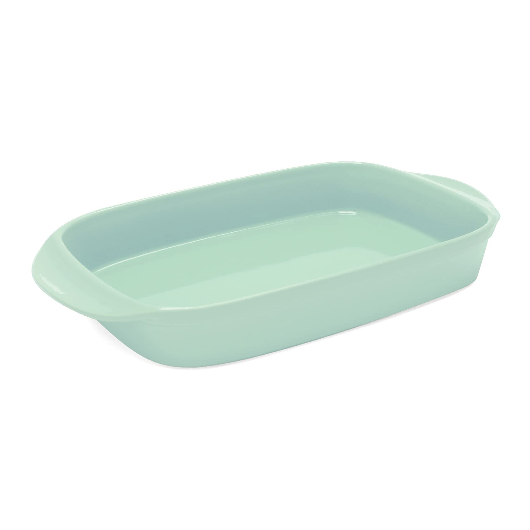 Chantal Classic 13'' X 9'' Ceramic Rectangular Baker, 3.25 Quart, Sage Green, (93A-Rt33 Sa)