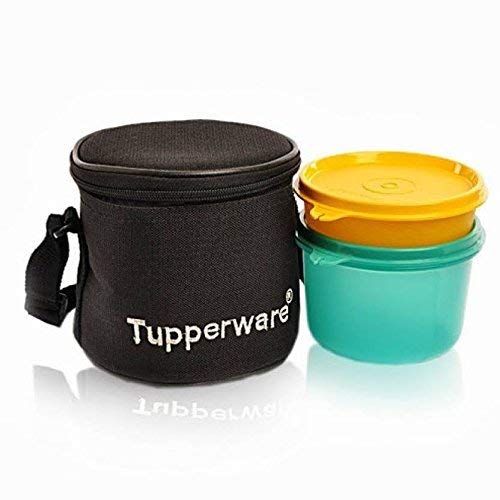 Tupperware Junior Executive Rocker Plastic Container, 250Ml, Multicolour