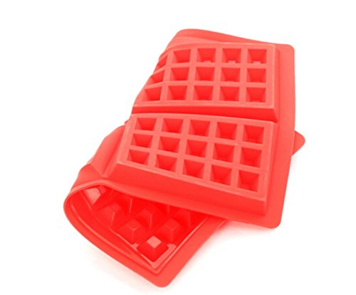 Waffle Mold Silicone Waffle Mold 4 Cavities Waffle Mold Silicone Waffle Maker Baking Tray Mold For Waffle Cake Chocolate Craft C