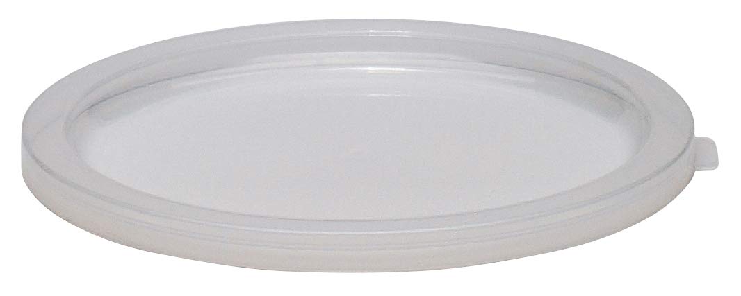 Cambro Rfsc6148 Round Storage Container Lid, 6 And 8 Quart, White (Pack Of 12)