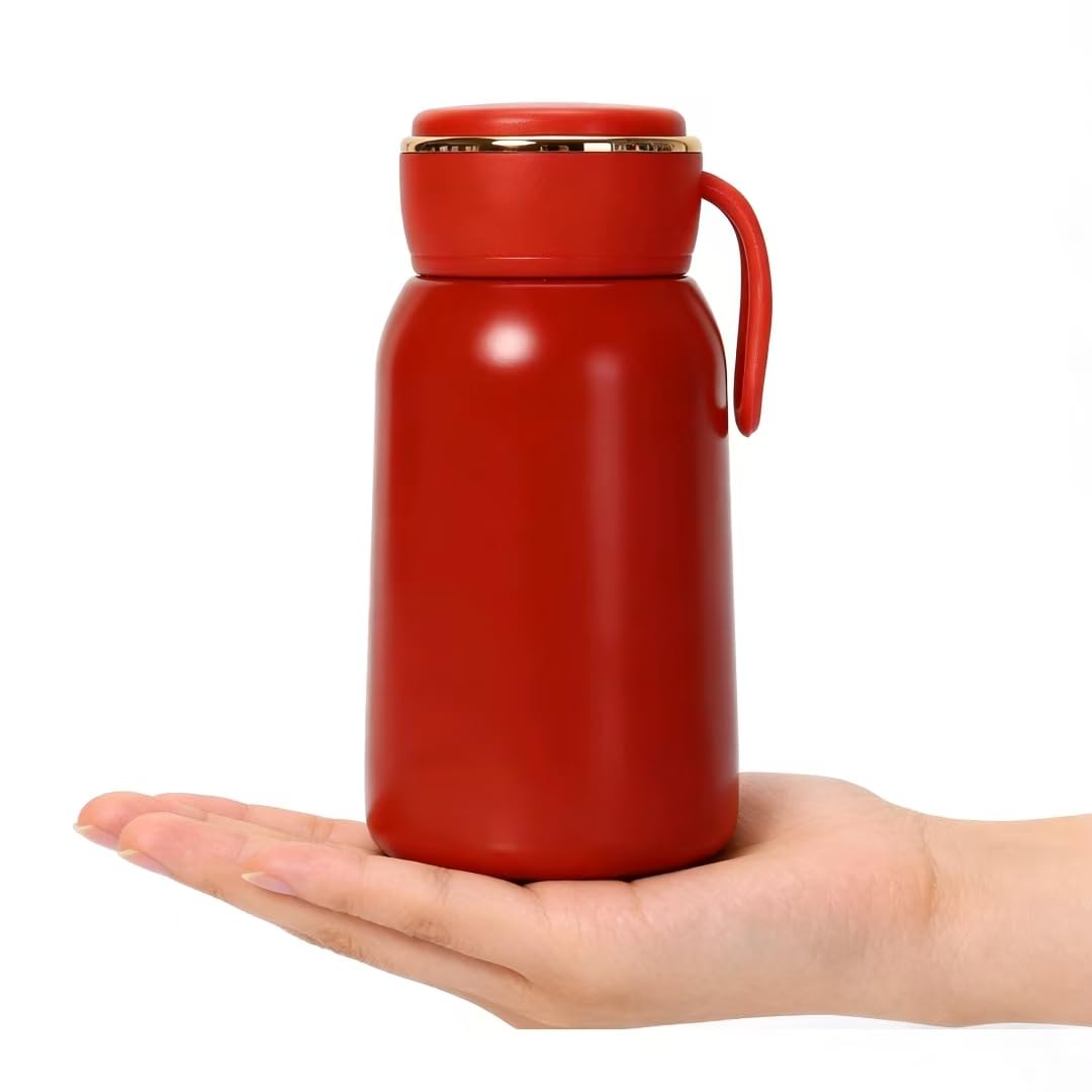 Mini Water Bottle, 10 oz, Insulated Tumbler ,Insulated Flask,Vacuum Stainless Steel Water Bottle, Leak Proof, BPA Free, for Hot 