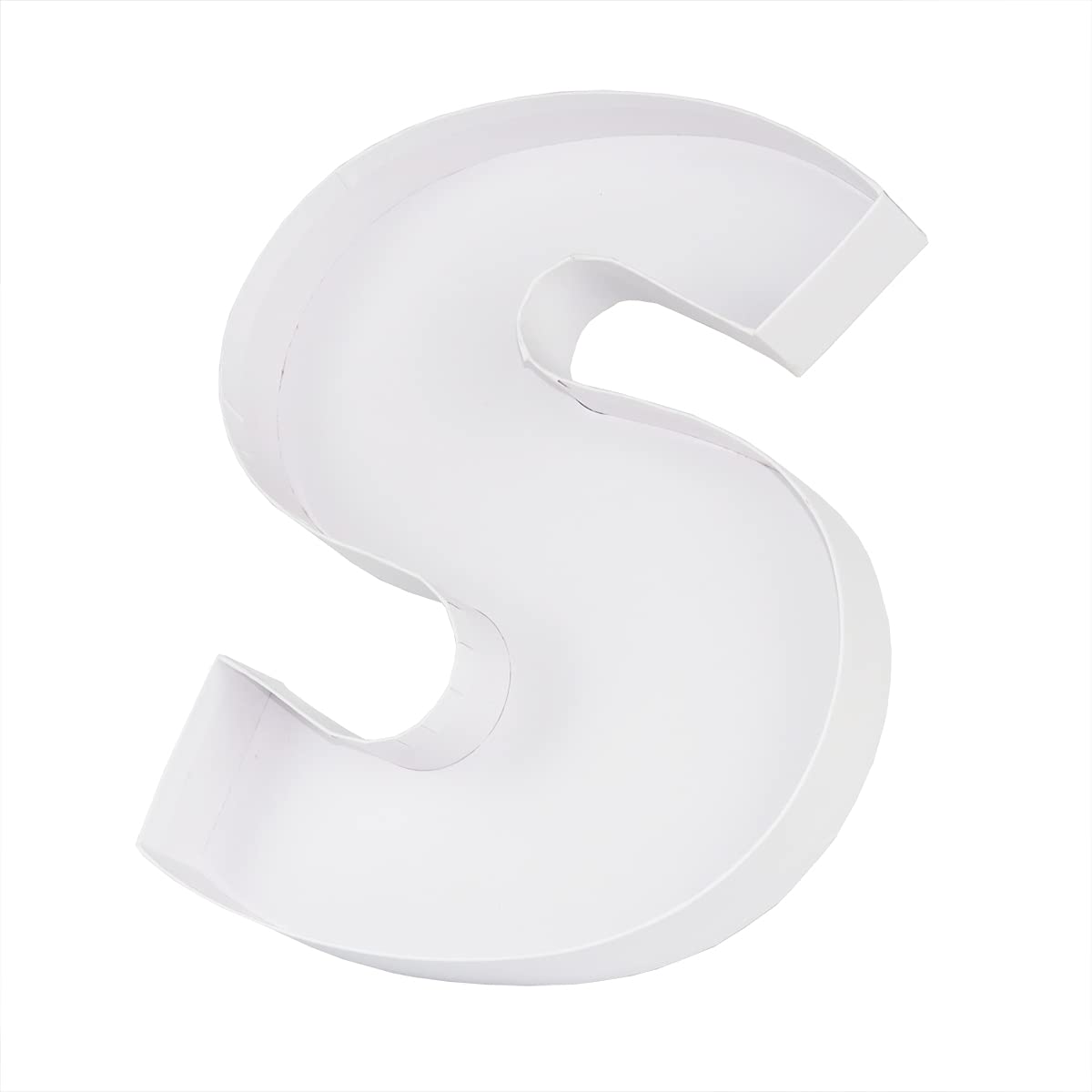WENPACK 12 Cardboard Letter Shaped Mache Decorative Strawberries Fillable Sweets Candy Container Box (BABY)