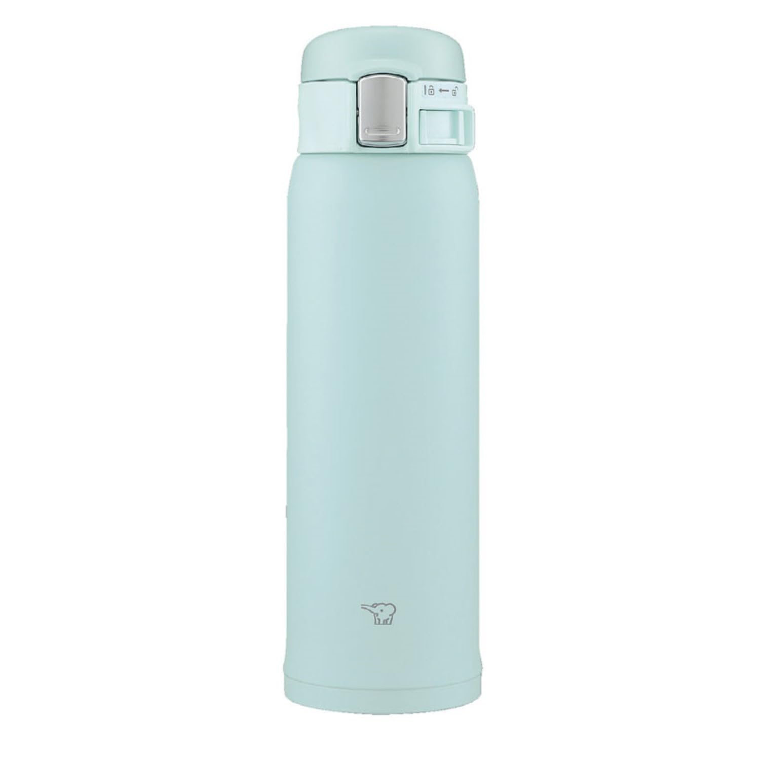 Zojirushi SM-SF48-AM Water Bottle, Direct Drinking [One-touch Open] Stainless Steel Mug, 16.9 fl oz (480 ml), Mint Blue