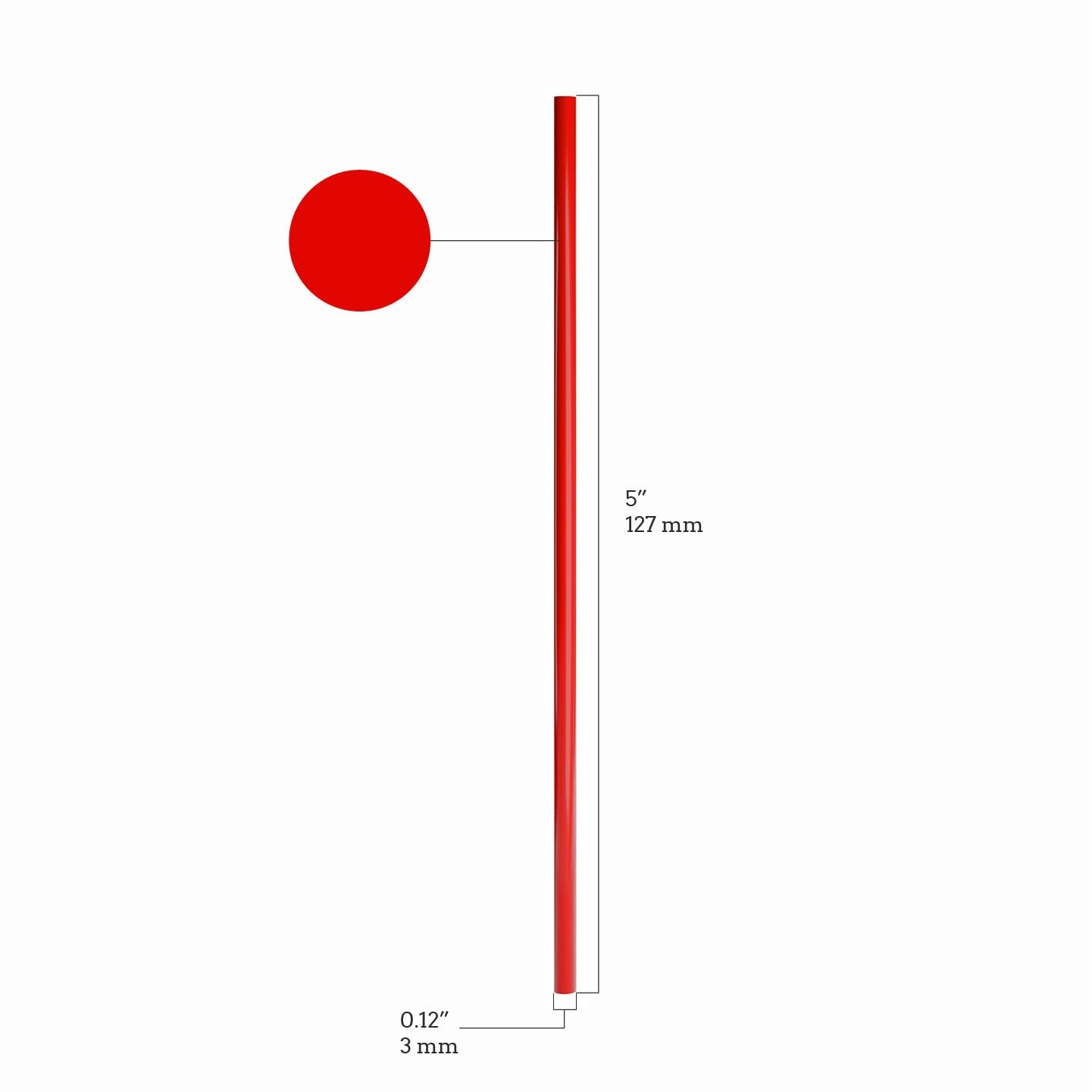 Disposable Plastic Coffee Stirrer Straw - 5 Inch Sip Stir Stick (Mixed, 2000)