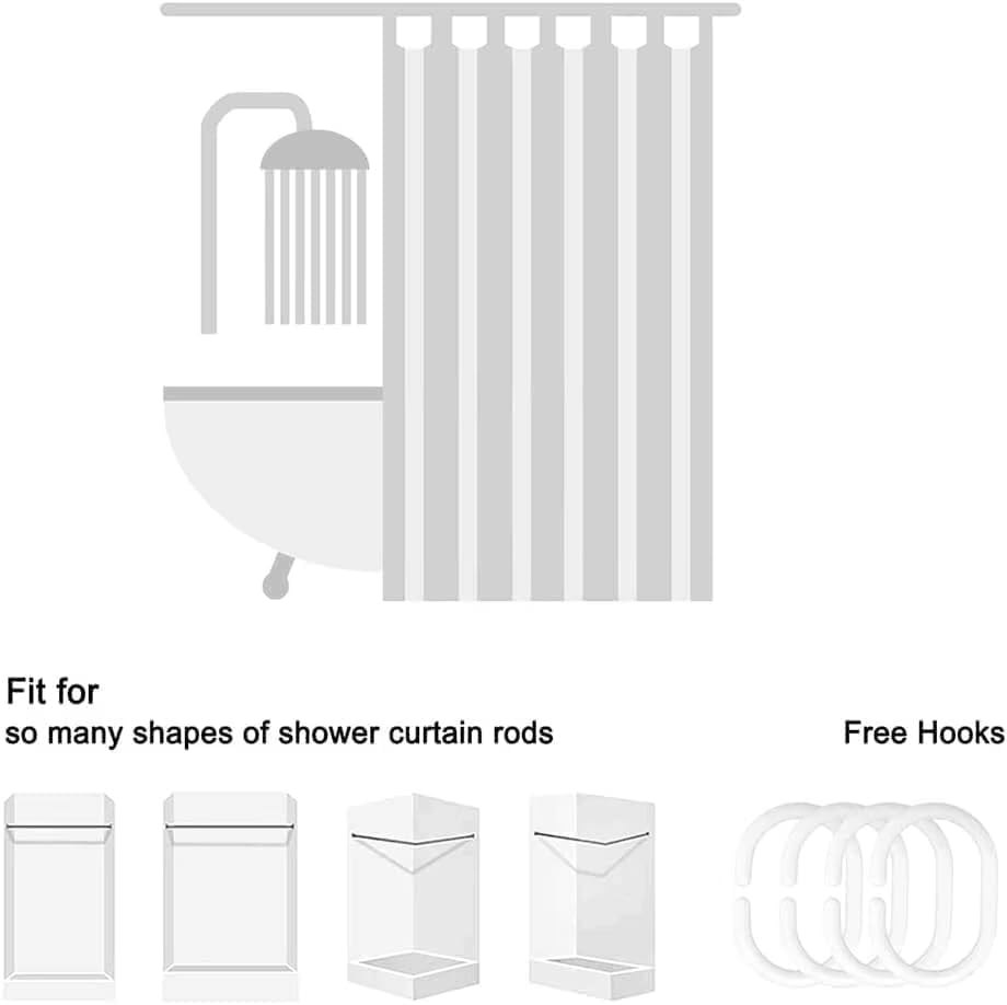 Dsmeue Green Forest Shower Curtain Nature Birch Tree Floral Plant Scenery Landscape Rustic Bathroom Decor Curtain With Hooks,70'