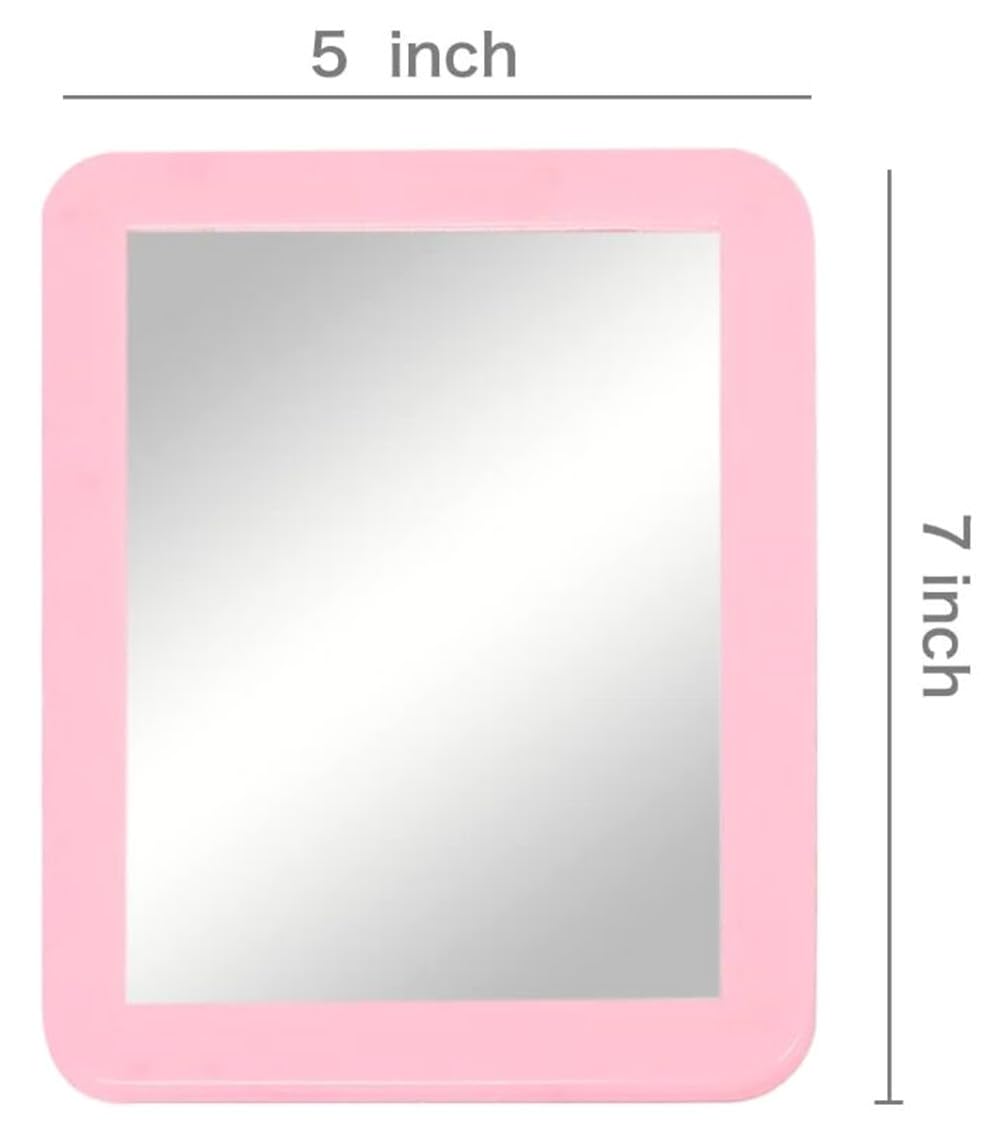 Mpowtech Magnetic Locker Mirror,Small Mirror For Locker - 5'' X 7'' Iocker Mirror Magnetic - Magnet Mirror For School Locker, Ba