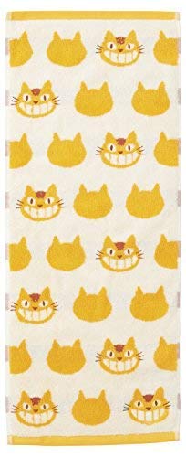 Studio Ghibli - My Neighbor Totoro - Yellow Catbus, Marushin Silhouette Towel Series - Face Towel