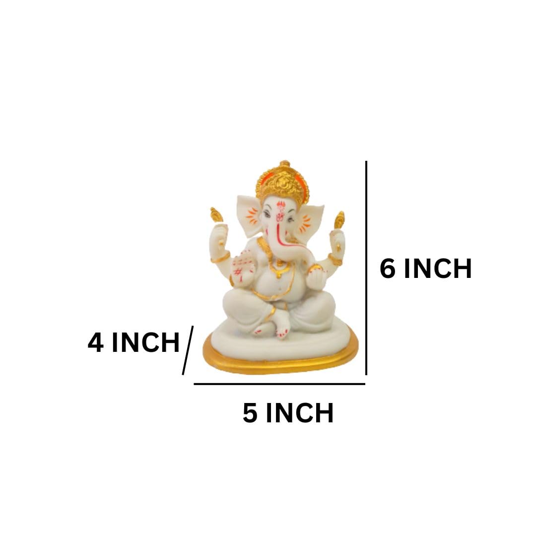Lets Catch Upp Ganesh Statue & Ganapati Showpiece | God Statue & Lord Ganesha Murti | Decorative Car Dashboard, Home Decor, Livi