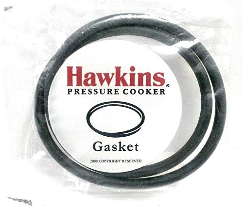 Hawkins Rubber Gasket Sealing Ring For 24 L Pressure Cookers (Black)  Set Of 2