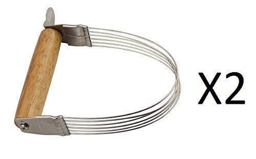 Fox Run Wire Pastry Blender Stainless Steel, Wood Carded
