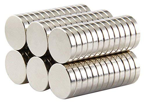 Magpross 45 Pieces 10 X 2Mm Multi-Use Refrigerator Magnets For Refrigerator Science Crafts Projects