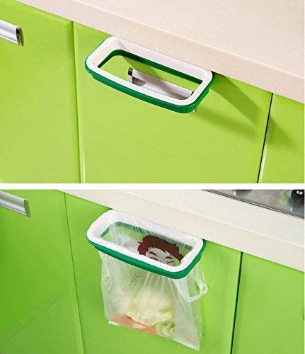 Lunies Over The Cabinet Plastic Trash Bag Holder For Kitchen, Under Sink Trash Can, Grocery Bag Holder For Rv,Bathroom, Dorm Roo