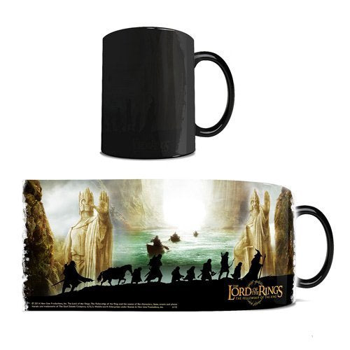 Morphing Mugs Lord Of The Rings (The Fellowship Of The Ring) Ceramic Mug, Black