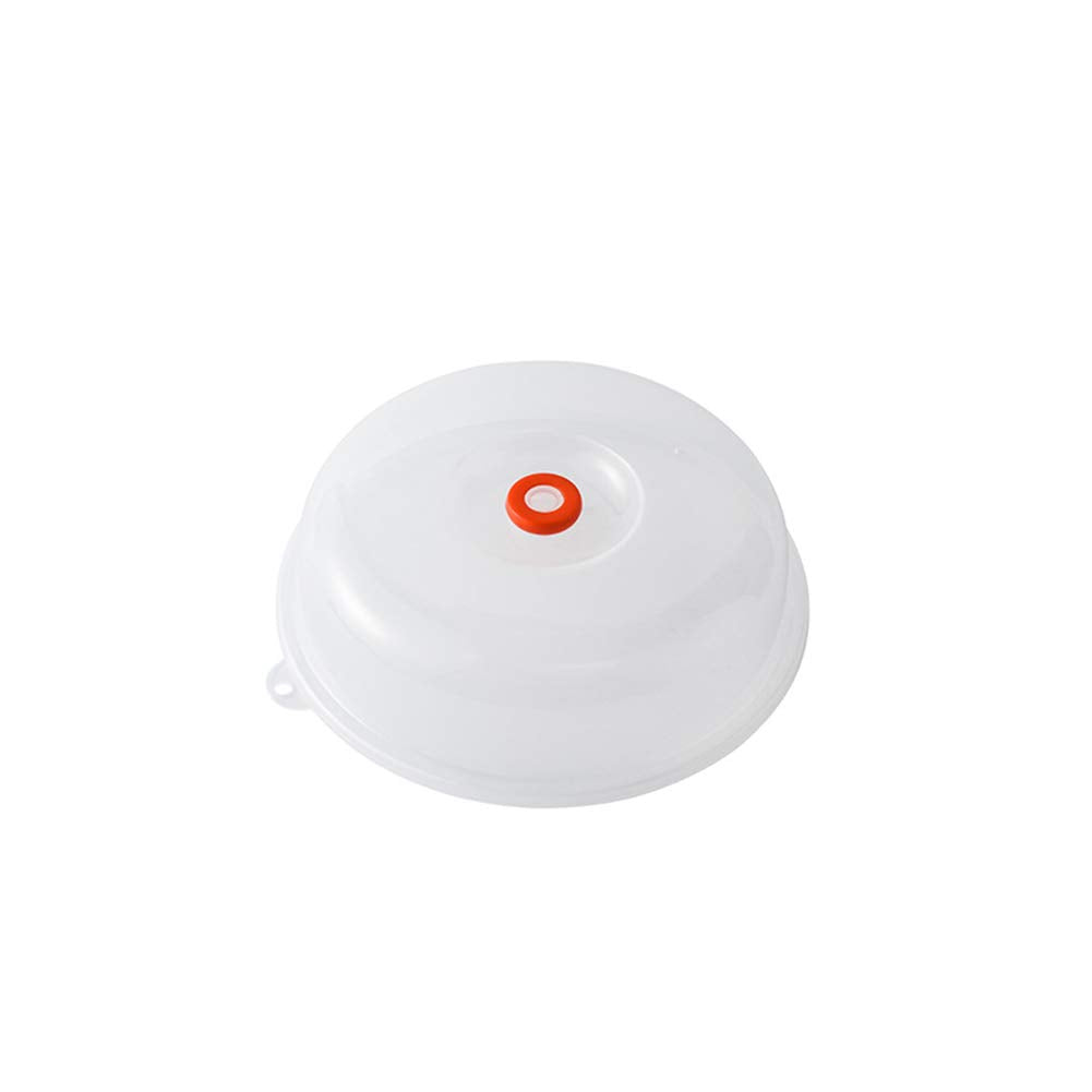 Microwave Splatter Cover, 9 Inch Splash Proof Cover For Microwave Oven Heat-Resistant Food Hot Dishes Cover White