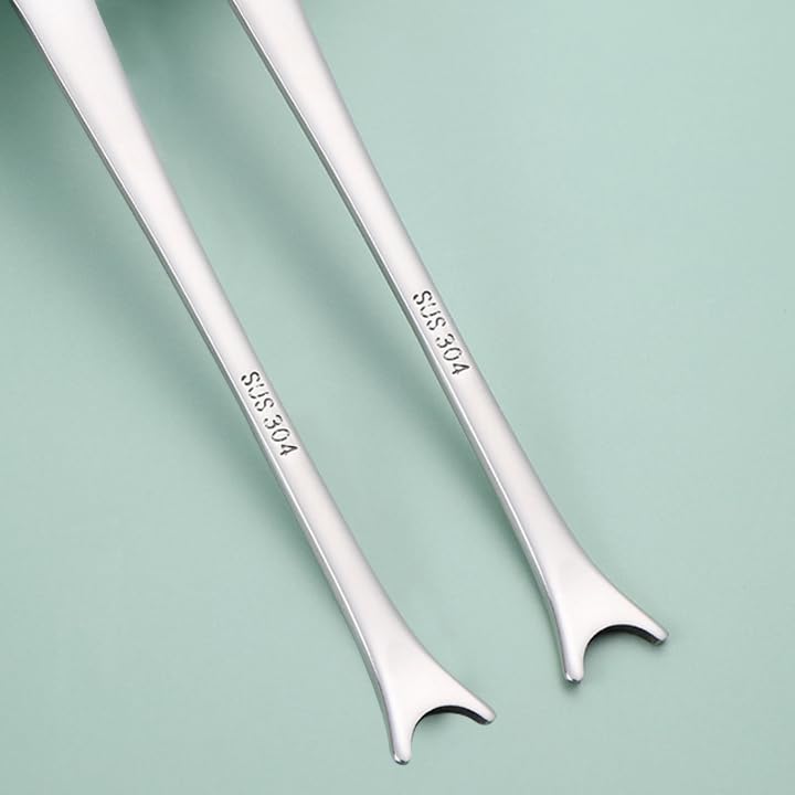 Ouliget Small Dessert Spoons,Coffee Spoons,Espresso Spoons,Ice Cream Spoons,Stainless Steel Spoons,5.5 Inches,4 Pieces.