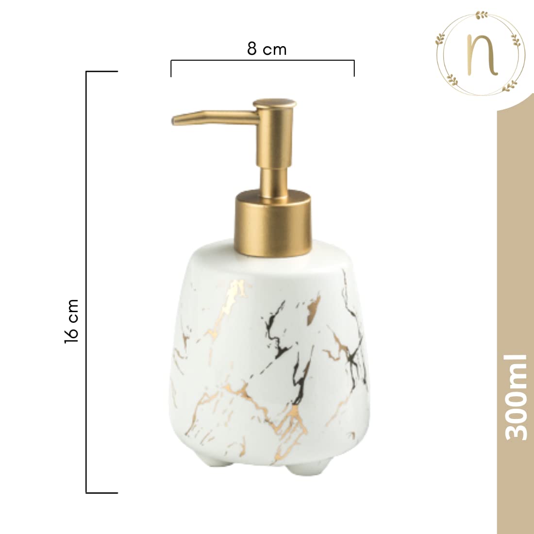 Nestasia Durable Handwash Bottle for Wash Basin | Soap Dispenser for Kitchen | Shampoo Dispenser for Bathroom | Handwash Soap Di