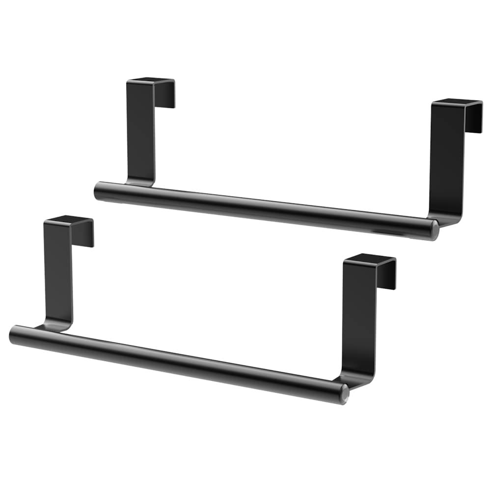 9'' Over The Cabinet Towel Bar, Hand Towel And Washcloth Rack For Bathroom And Kitchen, 2 Pack