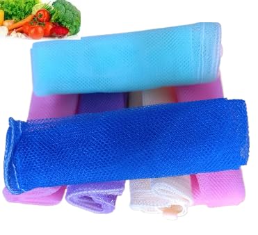 Mystte Big Reusable Produce Fridge Storage Bags For Vegetables And Fruits (Multicolour Set Of 6)