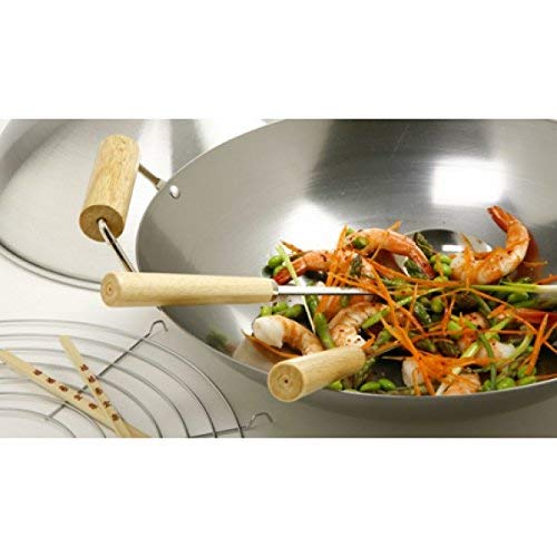 Norpro 10-Piece Wok Set, Silver, 14 Inch