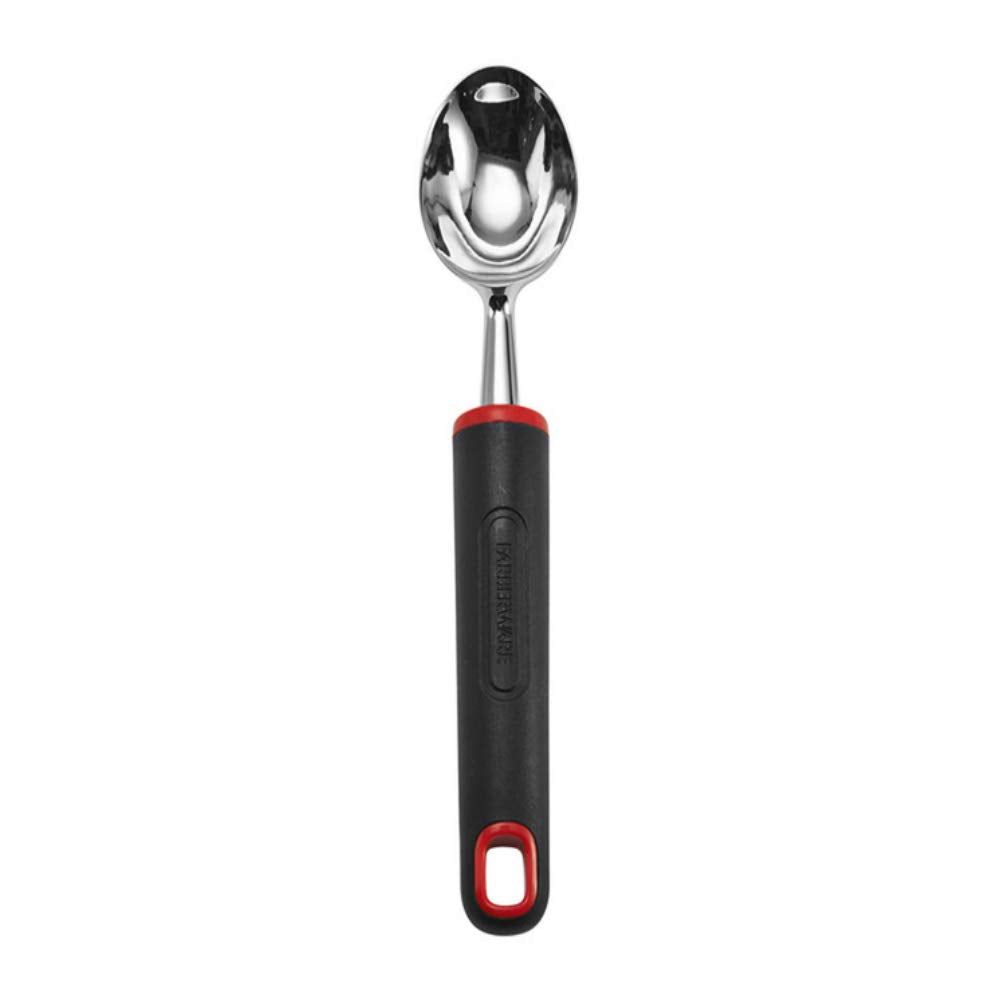 Farberware 5211652 Ice Cream Scoop, Black/Silver