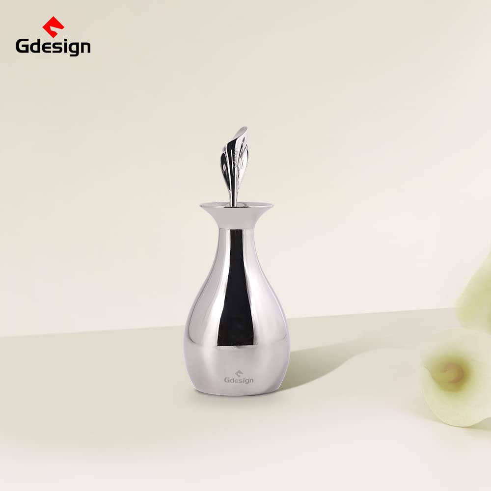 Gdesign Stainless Steel Dessert Fruit Forks Set, 3 Forks Set With Holder For Fruit, Dessert And Cake