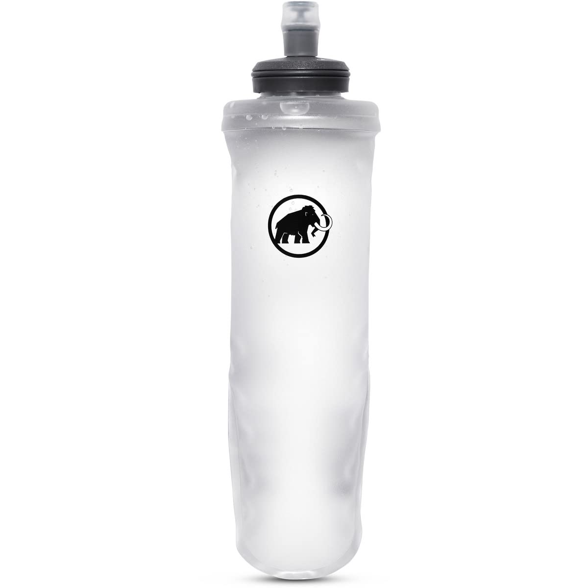 Mammut Soft Flask, Lightweight HydraPak Bottle, BPA/PVCFree, HighFlow Silicone Bite Valve, Minimal Pack Volume, Freeze & Hot W
