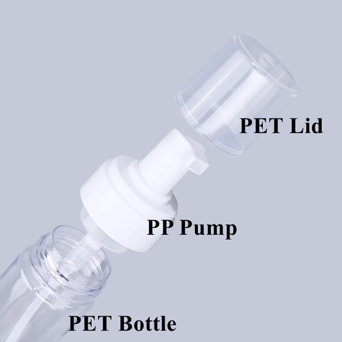 Foam Bottle Dispenser,2Pcs 200Ml/7Oz Foaming Pump Bottle Foam Soap Bottle Dispenser Transparent Empty Spray Bottles Foaming Hand