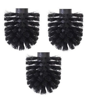 Toilet Brush Replacement Heads For Toilettree Product Brushes (3)