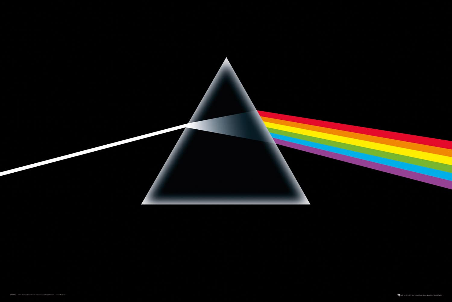 Popartuk Ltd Gb Eye, Pink Floyd, Dark Side Of The Moon, Maxi Poster, 24X36